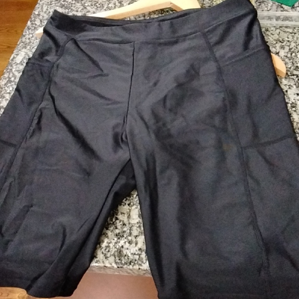 Trac Black Sports Shorts W Pockets And Liner